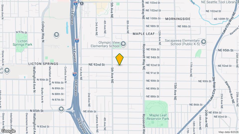 525 NE 92nd St Map and Location Details