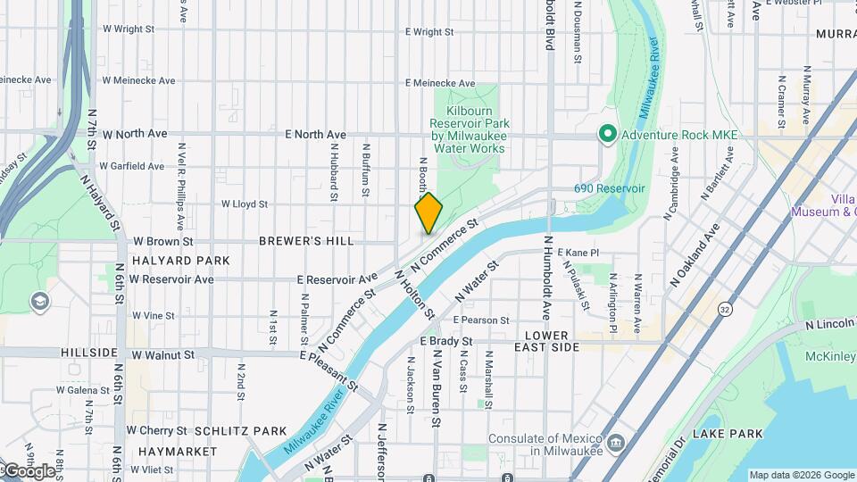 605 E Auer Ave Map and Location Details