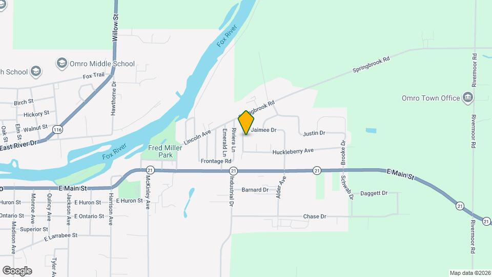 282 Wintergreen Dr Map and Location Details