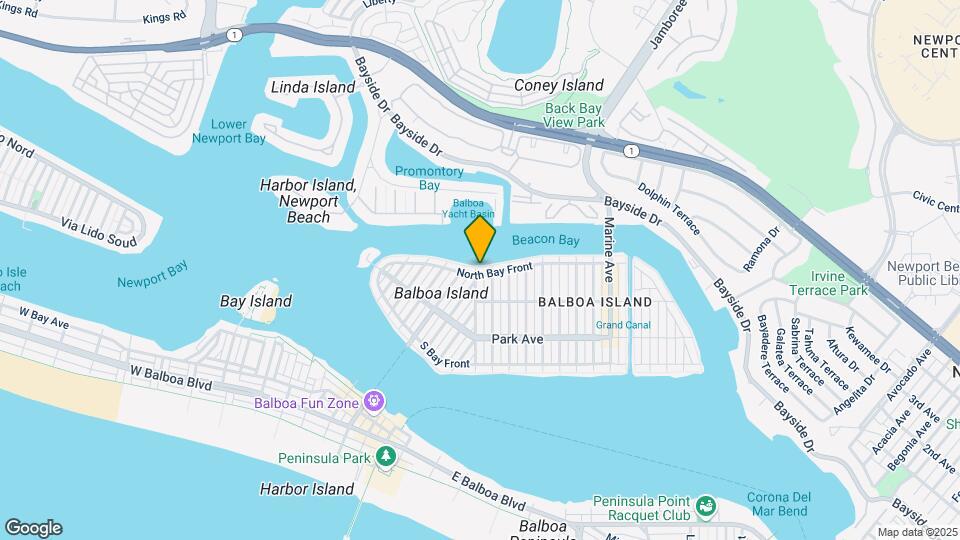 603 N Bay Front Map and Location Details