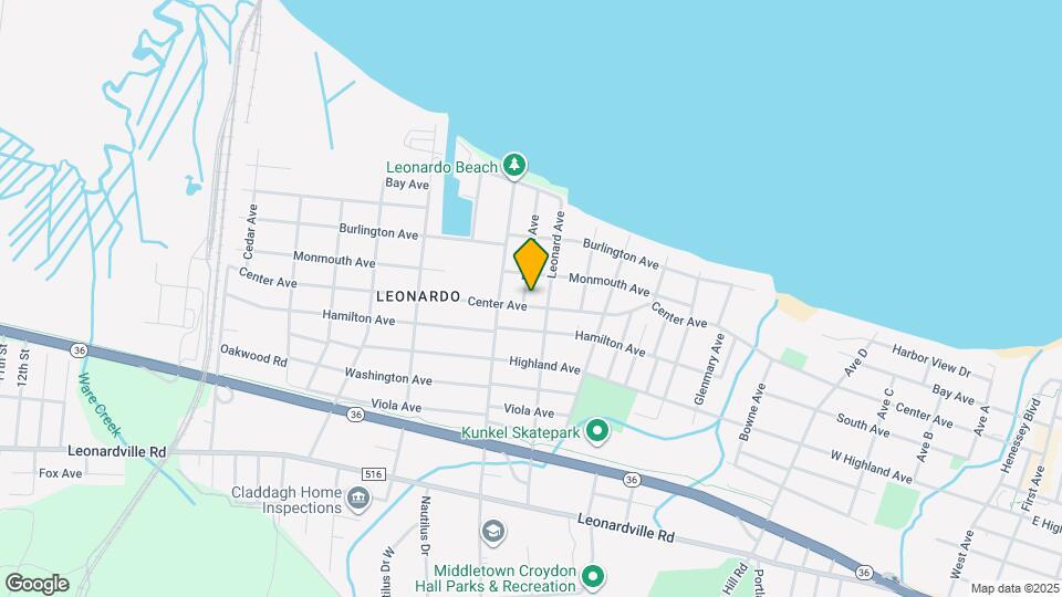 32 Franklin Avenue Map and Location Details