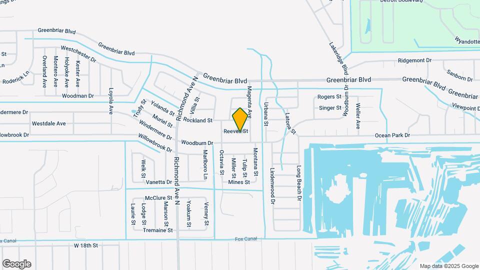 341 Reeves St Mapa y Detalles de la Ubicación