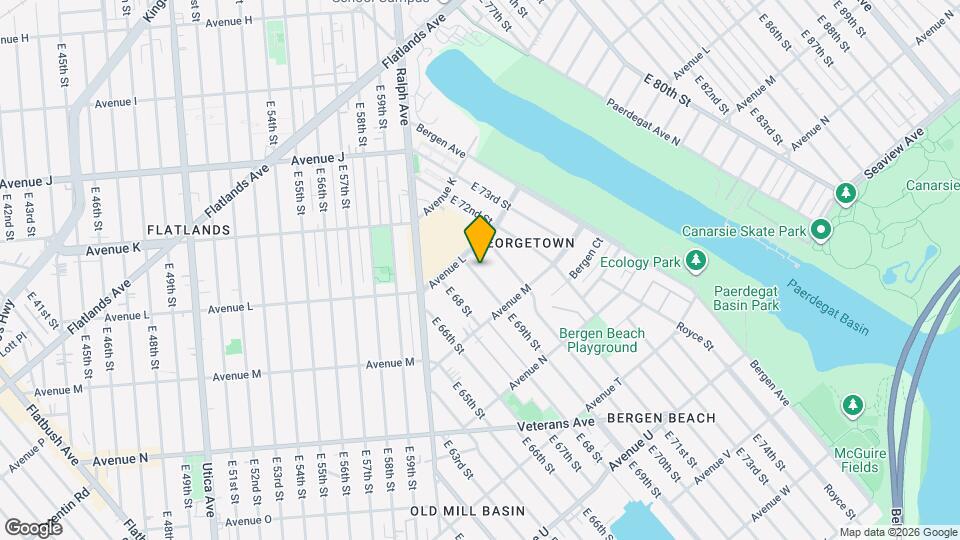 1233 E 69th St Map and Location Details