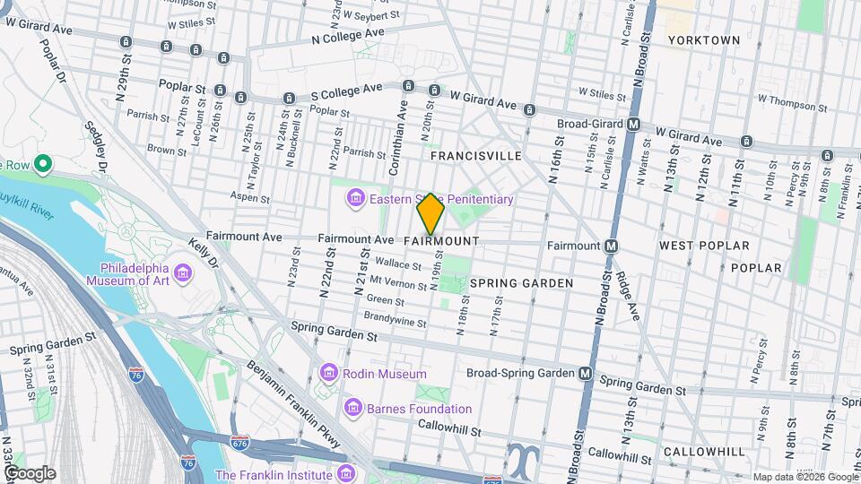 1914 Fairmount Ave Map and Location Details