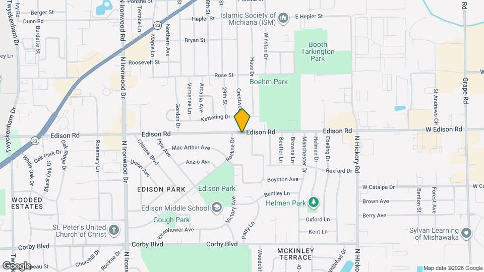 2920 Edison Rd Mapa y Detalles de la Ubicación