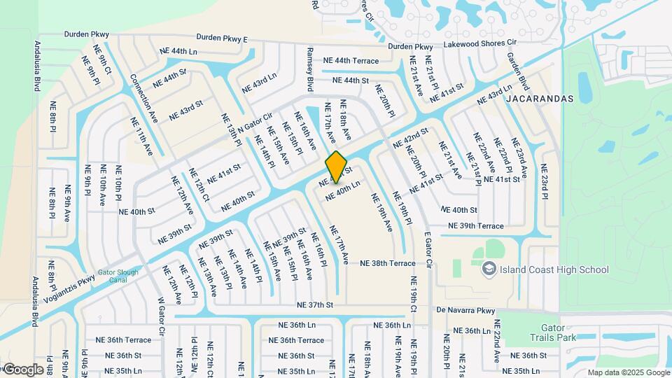 1717 NE 40th Ln Mapa y Detalles de la Ubicación