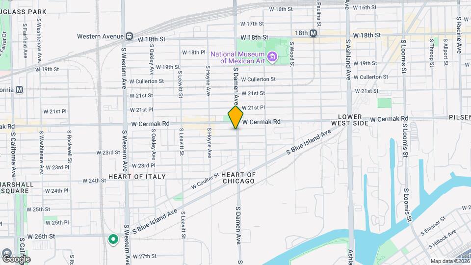 2000 W 22nd Pl Map and Location Details