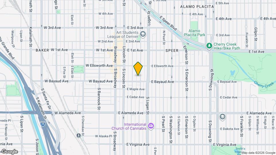 77 S Grant St Map and Location Details