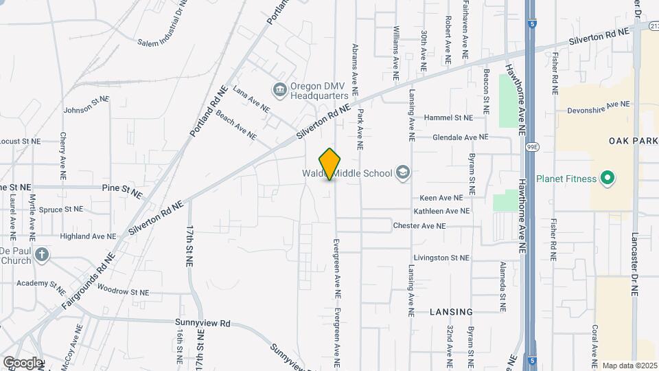 2915 Evergreen Ave NE Map and Location Details