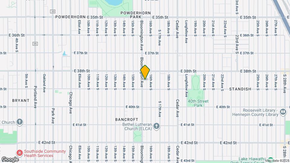 3829 Bloomington Ave Map and Location Details