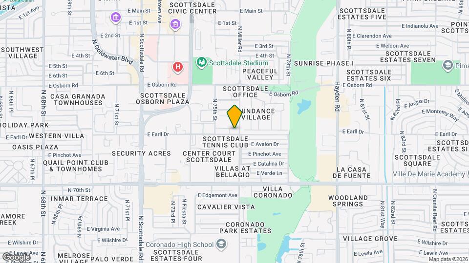 7550 E Earll Dr, Unit 74 Mapa y Detalles de la Ubicación