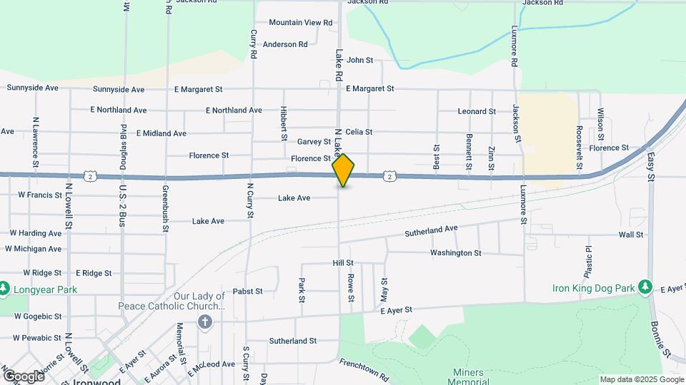 500 N Lake St Map and Location Details