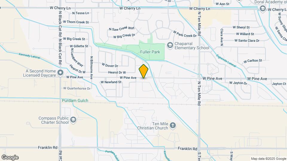 3858 W Meadowpine St Map and Location Details