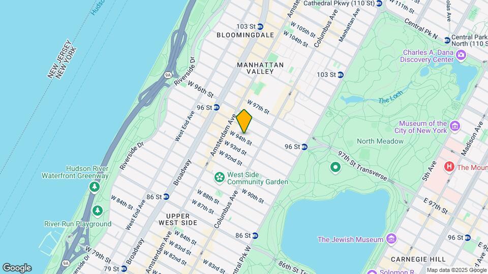 139 W 94th St Mapa y Detalles de la Ubicación