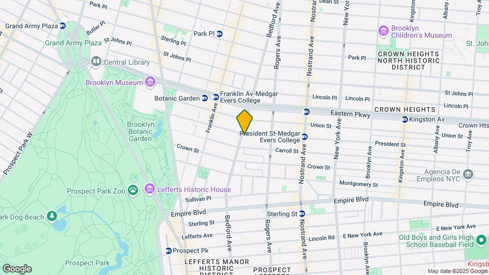 1585 Bedford Ave Map and Location Details