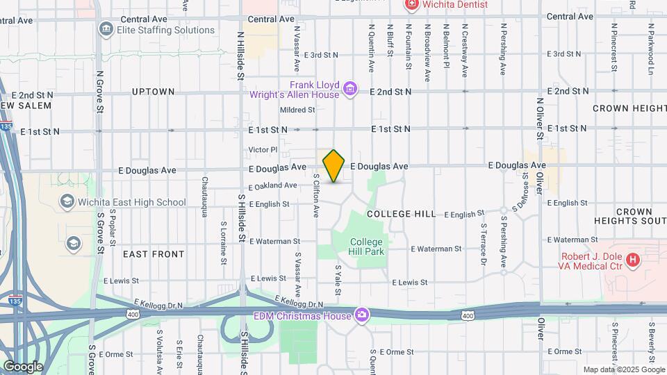 3427 E Oakland Ave Map and Location Details