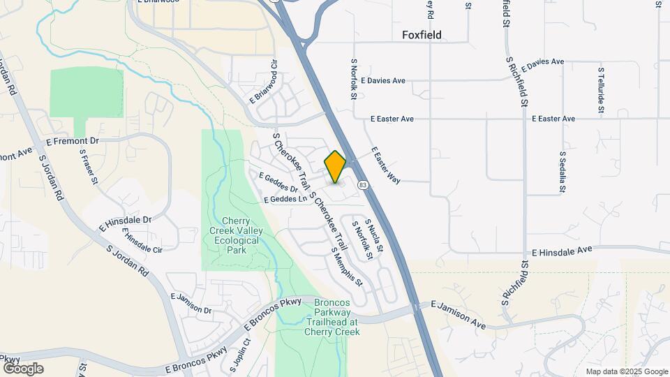 16392 E Fremont Ave Map and Location Details