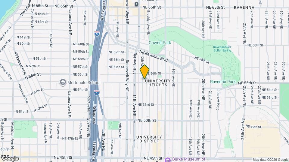 5500 12th Ave NE Map and Location Details