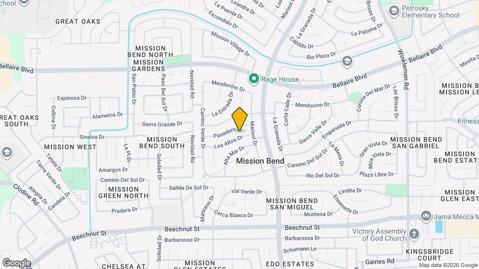 15826 Los Altos Dr Map and Location Details