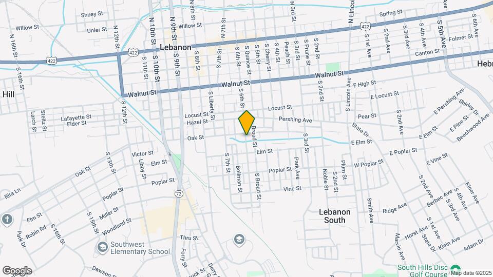 408 S 6th St, Unit # 3 Map and Location Details