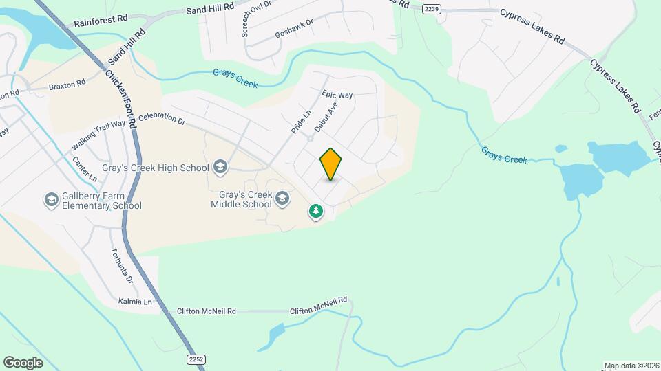 5214 Whirlaway Ln Map and Location Details