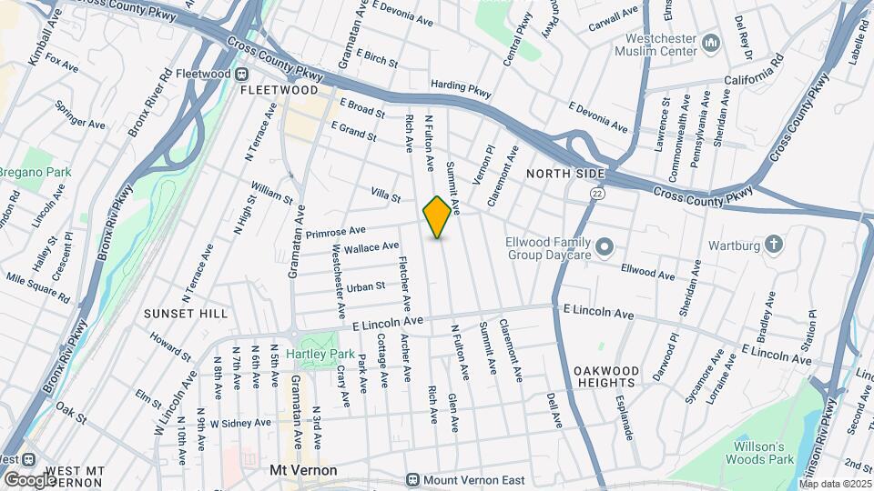 274 N Fulton Ave-Unit -3rd Floor Map and Location Details