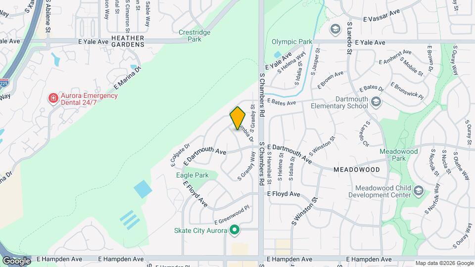 3054 S Fraser St Map and Location Details