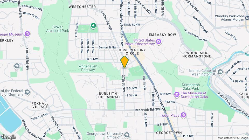 2031 37th St NW Map and Location Details