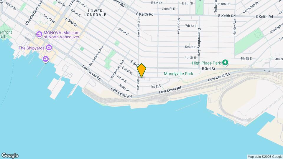 515 E 2nd St, Unit #113 Map and Location Details