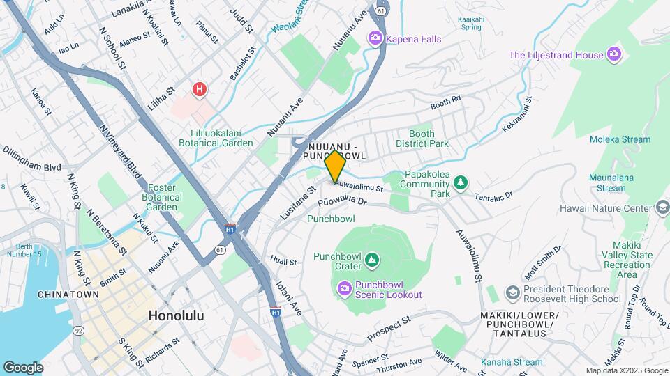 219 Auwaiolimu St Map and Location Details