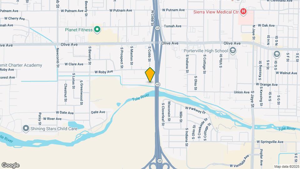 1017 W Orange Ave Mapa y Detalles de la Ubicación