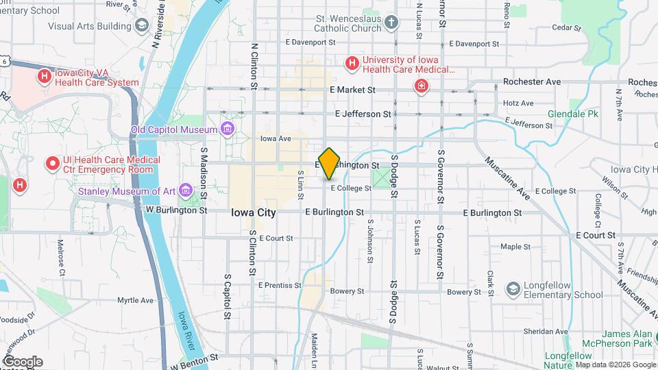 404 E College St Map and Location Details