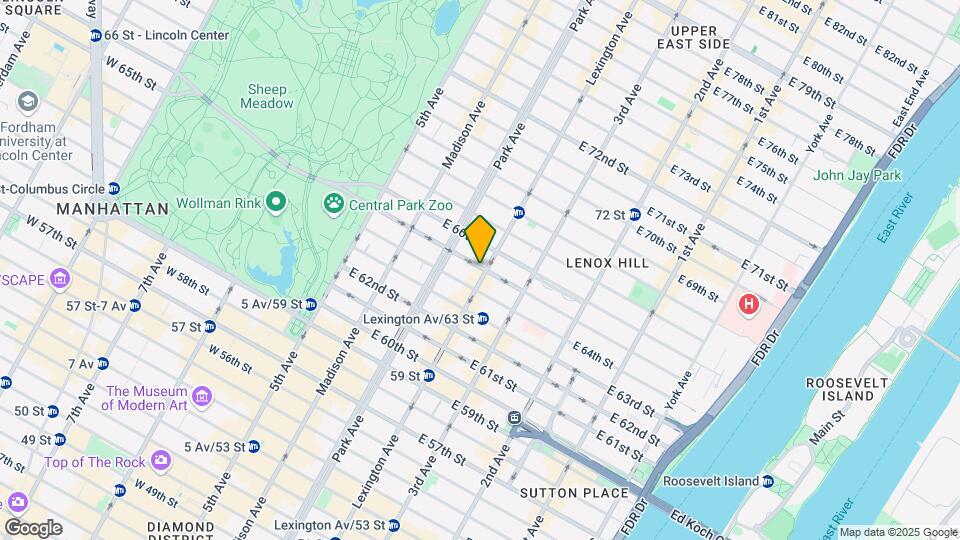 866 Lexington Ave Mapa y Detalles de la Ubicación