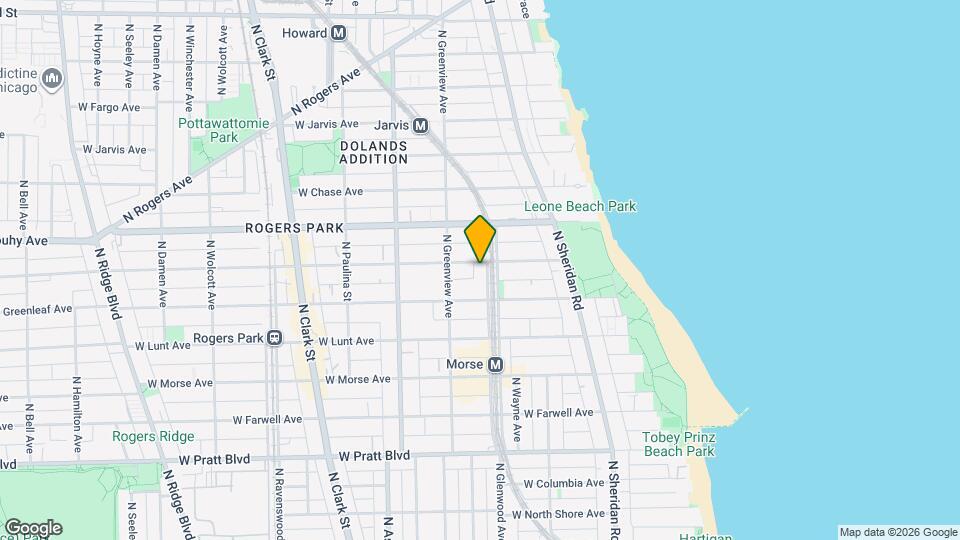 1415 W Estes Ave, Unit M02H Map and Location Details