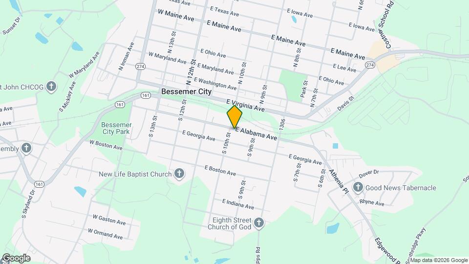 306 E Alabama Ave Map and Location Details