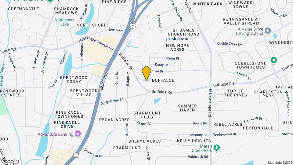 3808 Bison Hill Ln Map and Location Details