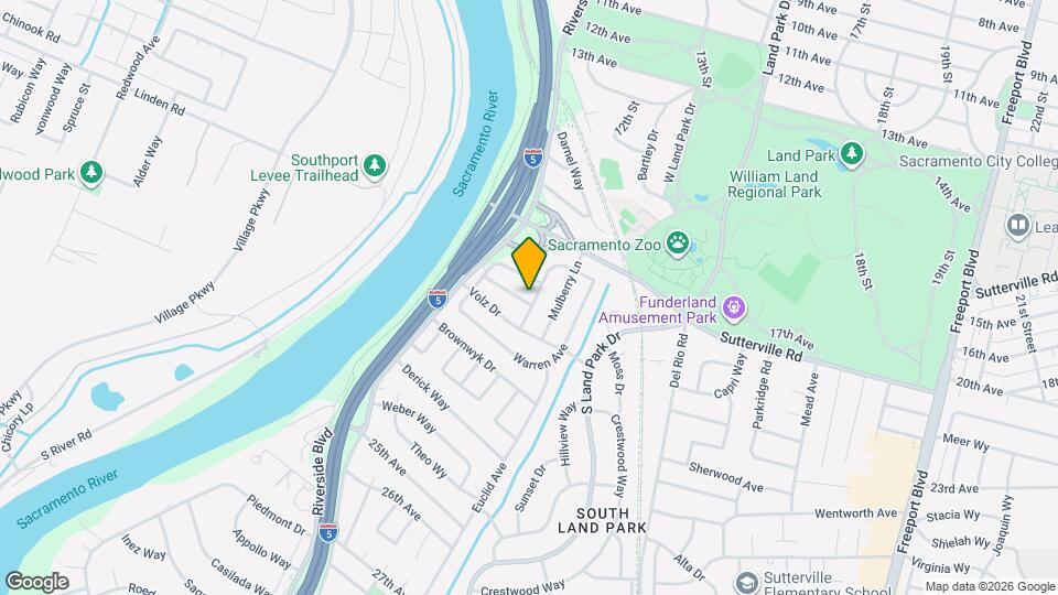 1117 Lancaster Way Map and Location Details