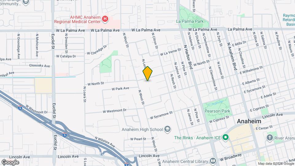 930 W North St Map and Location Details