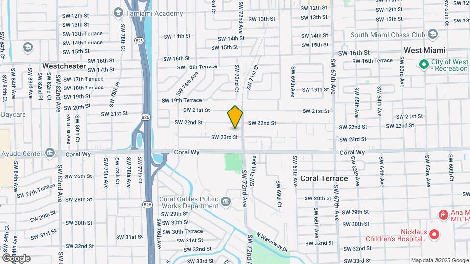 7235 SW 23rd St-Unit -1 Map and Location Details