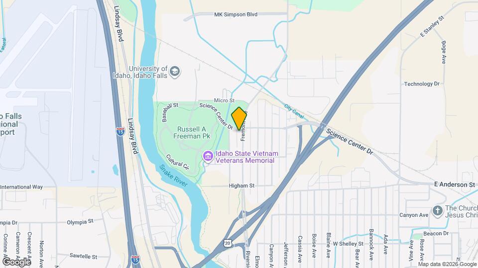 1483 Fremont Ave Map and Location Details