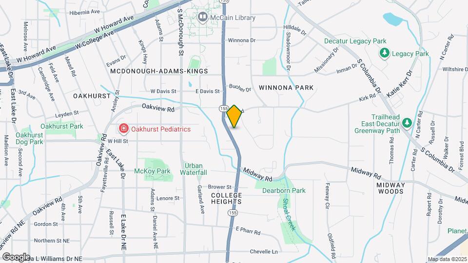 732 S Candler St Map and Location Details