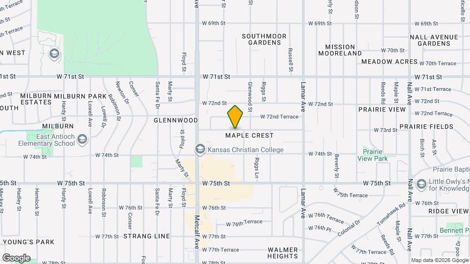 6801 W 73rd St Map and Location Details
