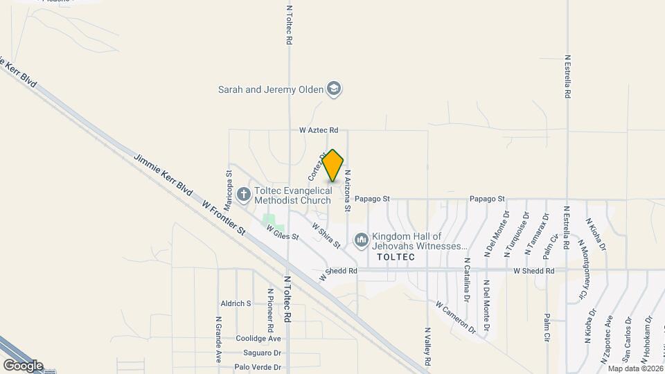 4225 N Montezuma Dr Map and Location Details