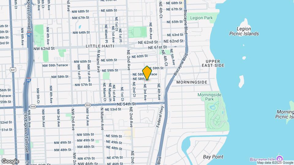 311 NE 57th St Map and Location Details