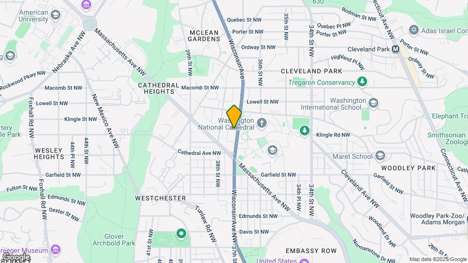3100 Wisconsin Ave NW Map and Location Details