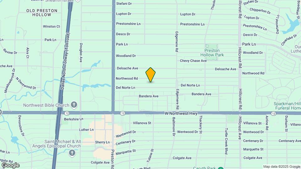 6219 Del Norte Ln Map and Location Details