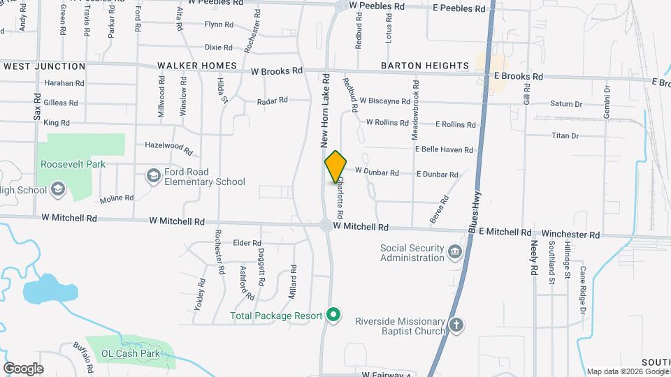 3345 Charlotte Rd Map and Location Details