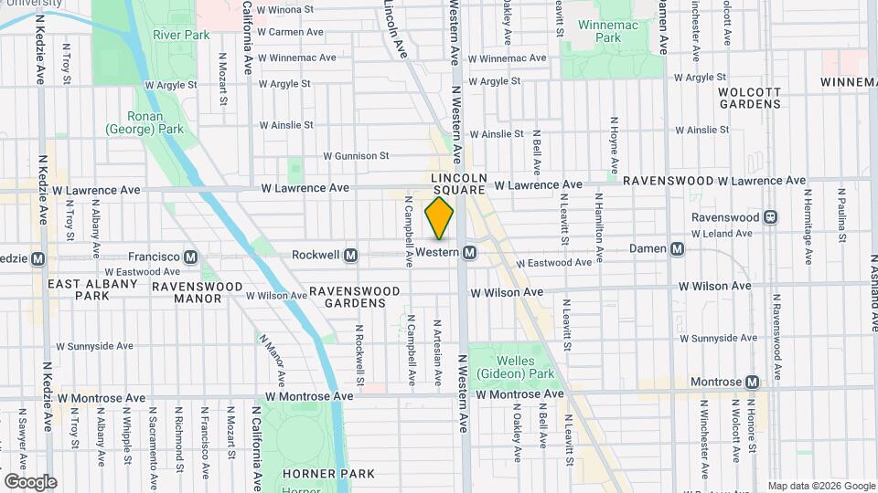 2429 W Leland Ave, Unit #1 Map and Location Details