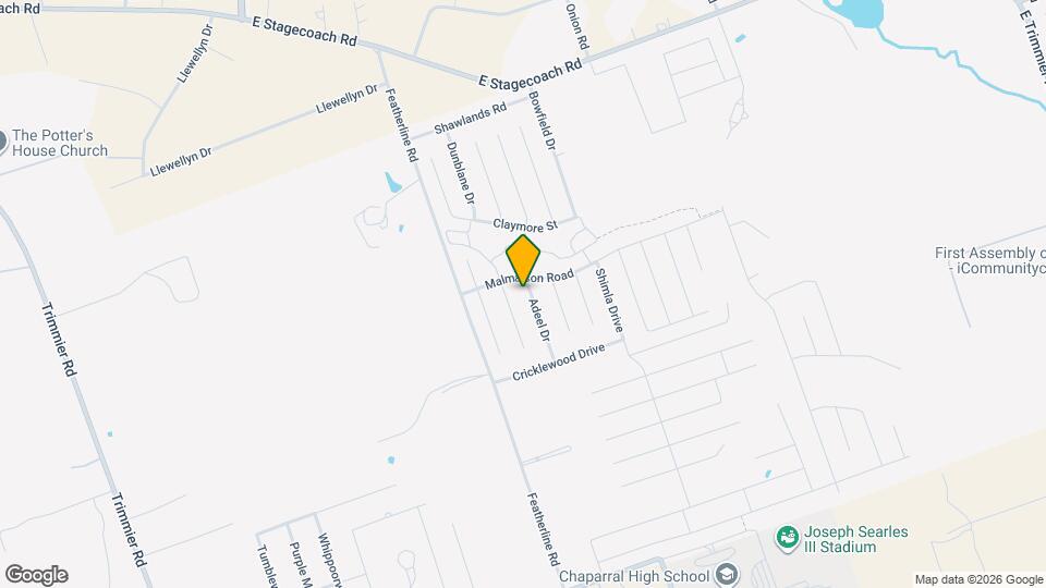 9507 Adeel Dr Map and Location Details