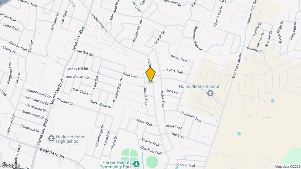 1610 Indian Trail Map and Location Details